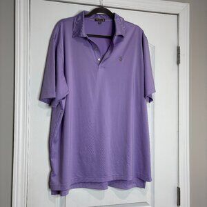 Men's Peter Millar Purple Summer Comfort Polo Size XL